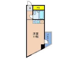 ｼﾃｨﾗｲﾌ梅田(705)の物件間取画像